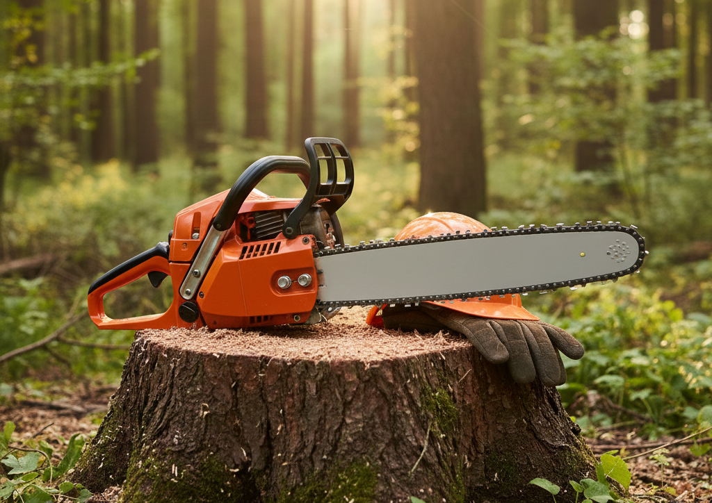 チェンソーのスターターロープが戻らないときの注意点