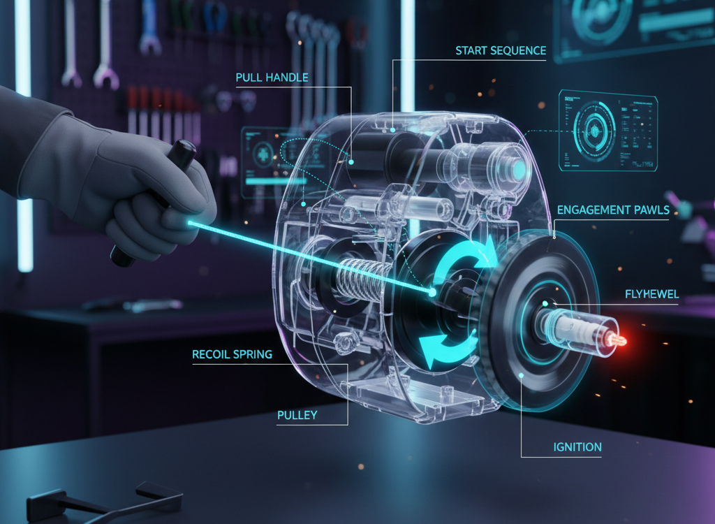 スターターロープの原理は？