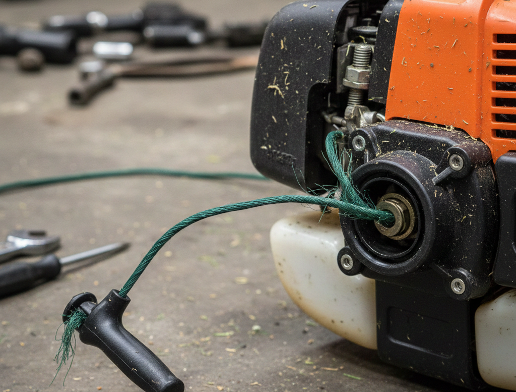 リコイルスターターの紐が戻らない原因と直し方の完全ガイド