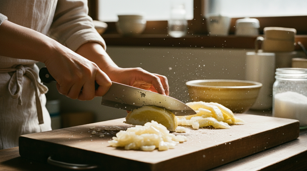 皮まで楽しむ砂糖漬けレシピ