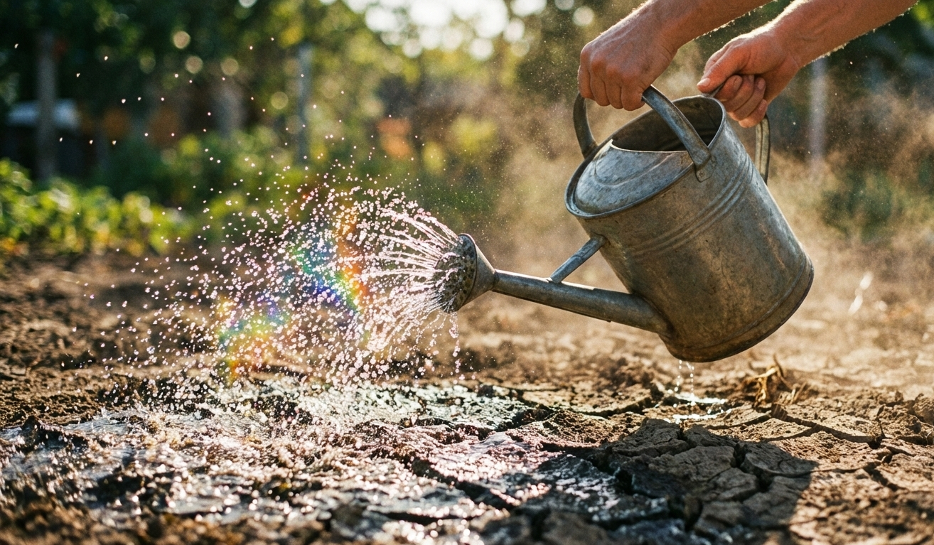 地植えで水やりが不要な理由